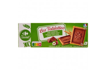 Petit Beurre au Chocolat au Lait et Noisettes Carrefour