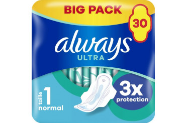 Serviettes Hygiéniques Ailettes Normal Taille 1 Ultra Day Always France