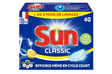 Tablettes Lave Vaisselle Citron Classic Sun