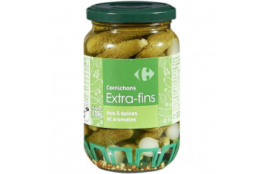 Cornichons Croquants Extra-Fins Carrefour
