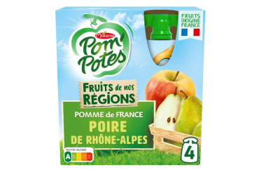 Compote à la Pomme et Poire Sans Sucres Ajoutés Carrefour