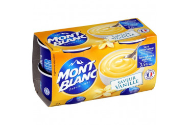 Crème Dessert Vanille Mont Blanc
