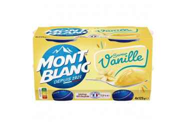 Crème Dessert Vanille Mont Blanc