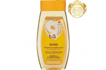 Shampoing Illuminant Camomille et Blé Cheveux Blonds Carrefour