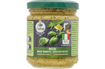 Sauce Pesto Basilic Roquette Carrefour