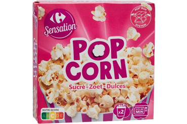 PopCorn Sucré Micro-Ondes Carrefour