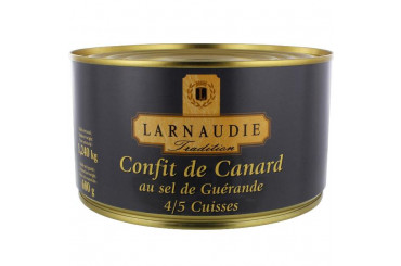 Confit de Canard au Sel de Guérande 4 Cuisses Larnaudie