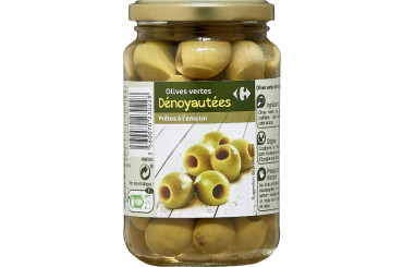 Olives Vertes Dénoyautées Bio Carrefour
