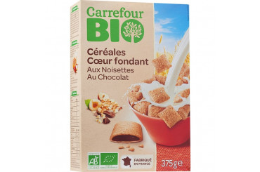 Céréales Coeur Fondant Noisettes Chocolat Bio Carrefour