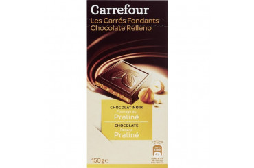 Chocolat Noir Fourrage Praliné Carrefour