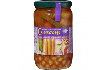 Légumes Cuisinés pour Couscous Carrefour