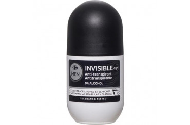 Déodorant Invisible Anti-Traces 0% Alcool 48H Homme Carrefour