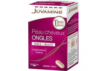 Gélules Cheveux Ongles et Peau Force & Beauté Juvamine