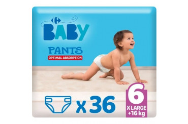Couches Culottes Taille 6 16kgs et + Carrefour Baby