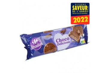Gaufrettes Chocolat Choco Delicious Pocket Carrefour