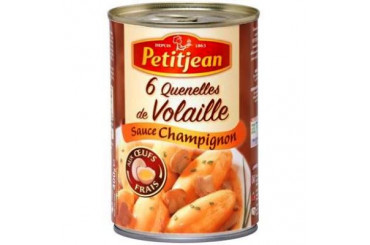 Quenelles de Volaille Sauce Champignon Petit Jean