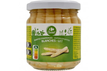 Pointes d'Asperges Blanches Carrefour