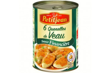 Quenelles de Veau Sauce Finançière Petit Jean
