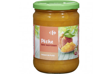 Compote de Pêche avec Morceaux Carrefour