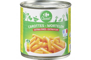 Carottes Extra Fines Carrefour