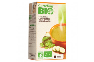 Velouté de Courgette et Basilic Bio Carrefour