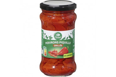 Poivrons Piquillo Lanières Grillés Carrefour