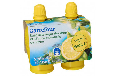Jus de Citron Jaune de Sicile Carrefour