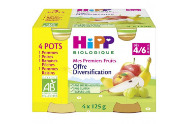 Mes Premiers Fruits Dès 6 Mois Bio Hipp