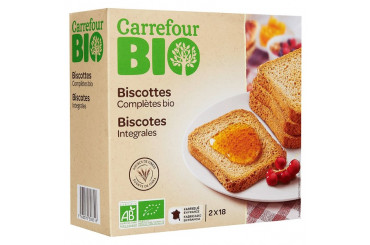 Biscottes Complètes Bio Carrefour
