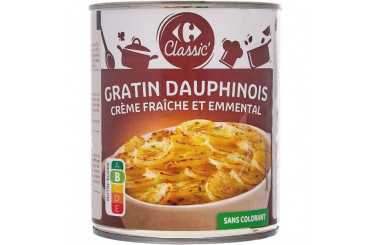 Gratin Dauphinois à la Crème Fraîche et Emmental Carrefour