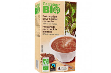 Poudre Instantanée pour Boisson Cacaotée BIo Carrefour