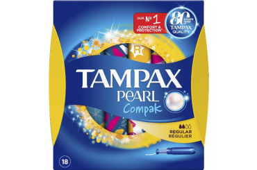 Tampons Compak Pearl Régulier Tampax
