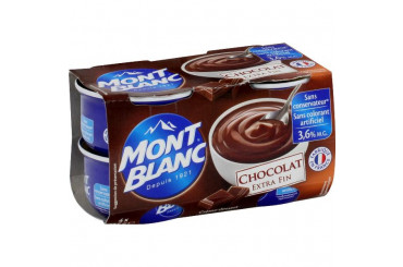Crème Dessert au Chocolat Extra Fin Mont Blanc