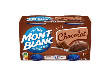 Crème Dessert au Chocolat Extra Fin Mont Blanc