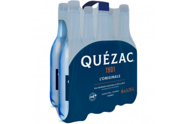 Eau Minérale Naturelle Gazeuse l'Originale Quézac