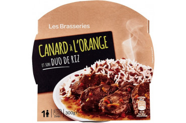 Canard à l'Orange et Duo de Riz Carrefour