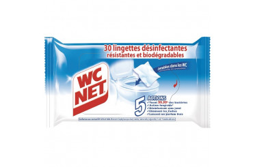 Lingettes Désinfectantes Jetables WC Biodégradables WC Net