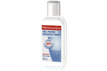 Gel Mains Désinfectant Hydroalcoolique Antibactérien Mercurochrome 