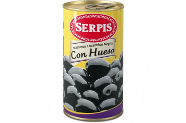 Olives Noires Entières Serpis