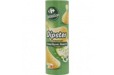 Chips Tuiles Crème Oignon Dipster Carrefour