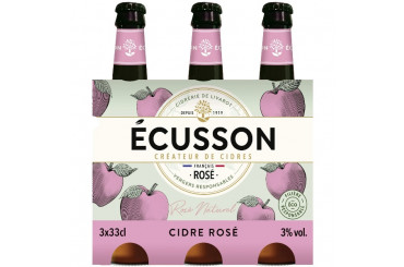 Cidre Rosé 3% vol. Ecusson