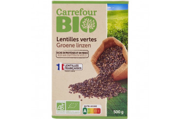 Lentilles Vertes Bio Carrefour