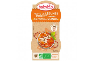 Mijoté de Légumes Poulet Fermier et Quinoa Bio Dès 12 Mois Babybio