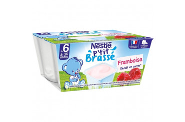 Fromage Blanc Framboise Petit Brassé Dès 6 Mois Nestlé