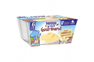 Dessert Vanille Petit Gourmand Dès 6 Mois Nestlé