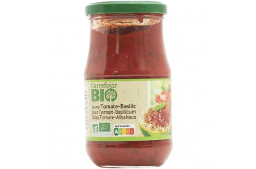 Sauce Tomate au Basilic Bio Carrefour