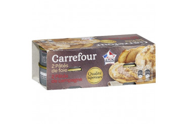 Pâté de Foie et Pâté Campagne Carrefour
