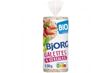 Galettes aux 4 Céréales Complètes Bio Bjorg