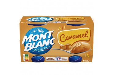Crème Dessert Caramel Mont Blanc