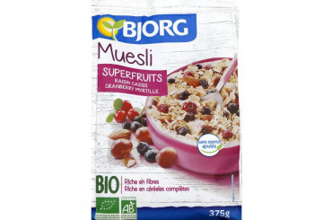 Muesli Super Fruits Sans Sucre Ajouté Bio Bjorg